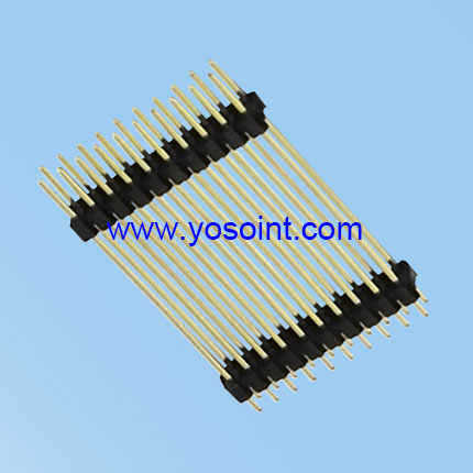 2.0mm Pin Header H1.5 Dual Plastic Dual Row Straight DIP Type