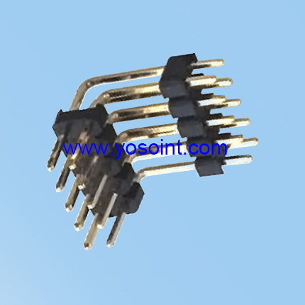 2.0mm Pin Header H1.5 or H2.0 Dual Plastic Dual Row Right angle Type