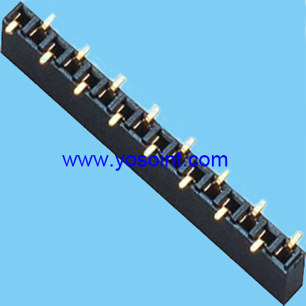 2.0mm female header H4.3mm  single row SMT