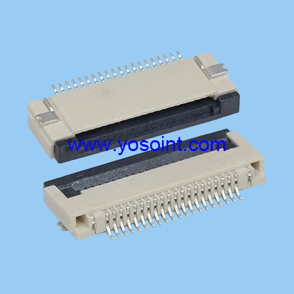 FPC connector 0.5mm pitch Height 2.0 Horizontal SMT