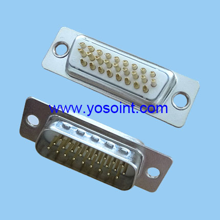 HDB D-SUB connector male High Density Machine Pin 26P Solder Type