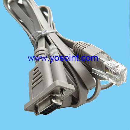 RS232 transfer cable RJ45 to DB9 flat cable customize