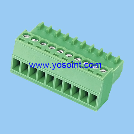 Pluggable terminal block Connector 2.54 Pitch Female 15EDGY
